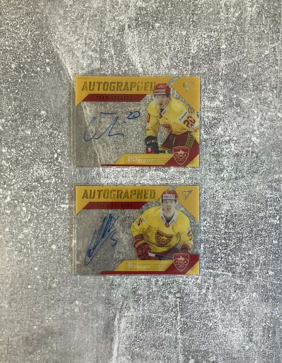 Hokejové kartičky podpísané TIPOS EXTRALIGA + repre - 5