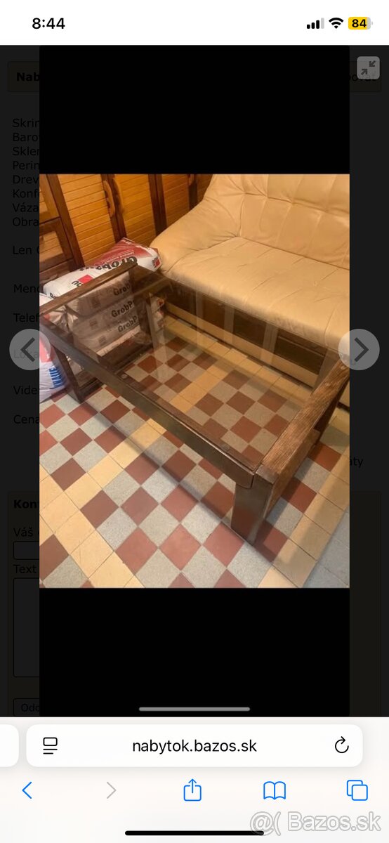 Nábytok- skrina/stôl/obrazy/ - 5