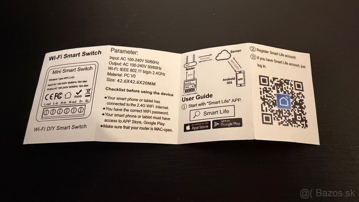TUYA smart vypínač - WiFi - 5