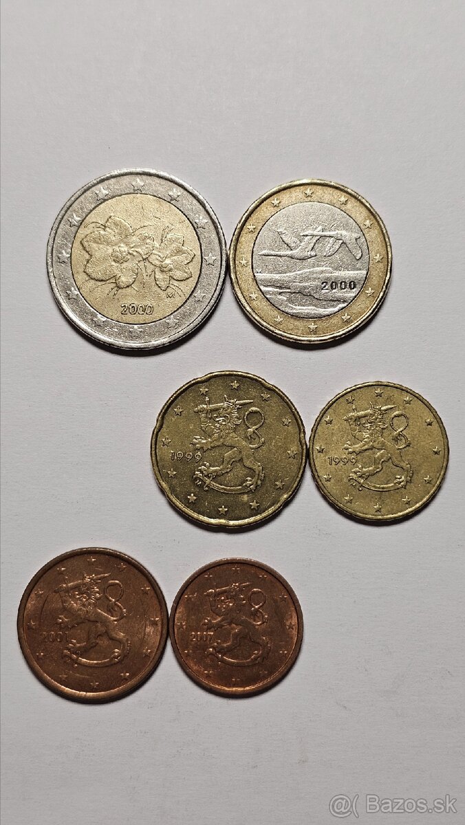 Neúplné sady euromincí z obehu - 5