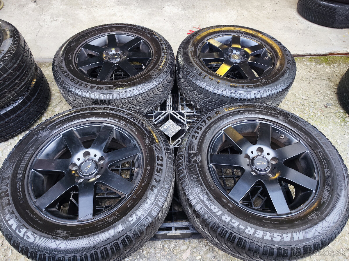 Alu sada =5x114,3= PLATIN =s pneu =215/70 R16 - 5