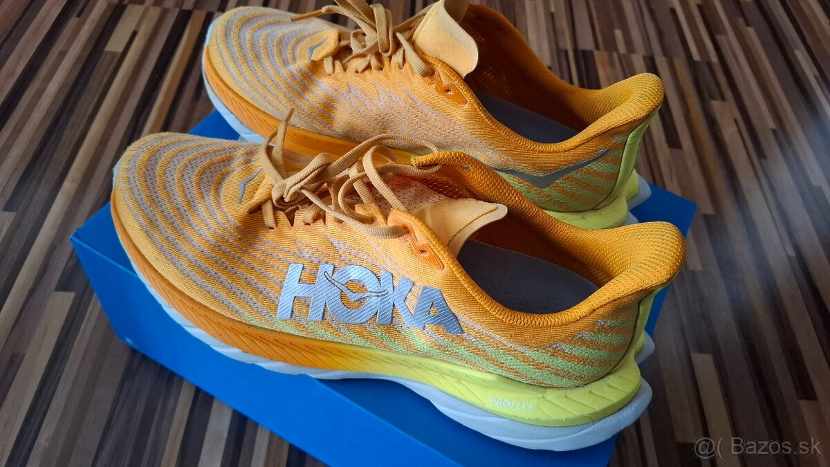 Predám Hoka One One, Mach 5, nové 45 1/3 veľ. Oranžové - 5