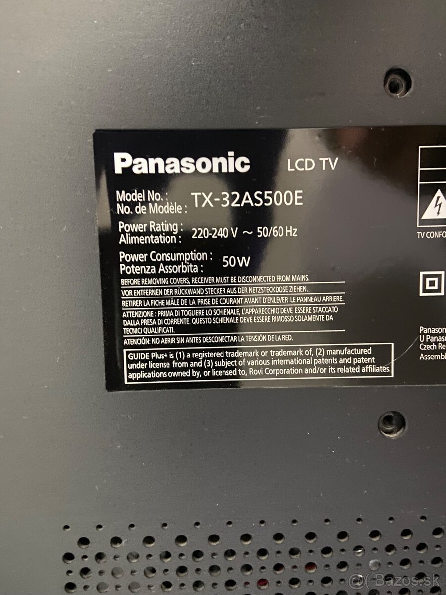 LCD Panasonic TX-32AS500E ako nový za 100€. - 5