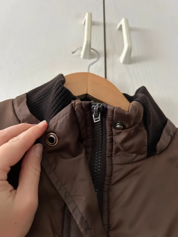 Dámska hnedá bunda - 5