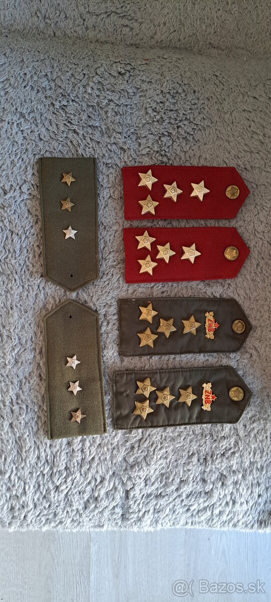 Výložky VB ,ZNB strážmajsterské predané - 5