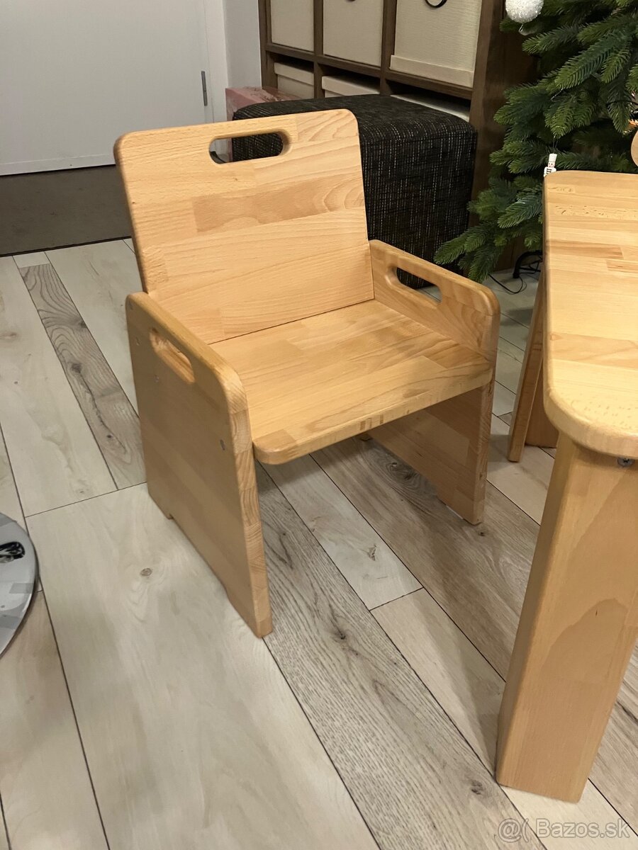 Montessori stôl so stoličkou - 5