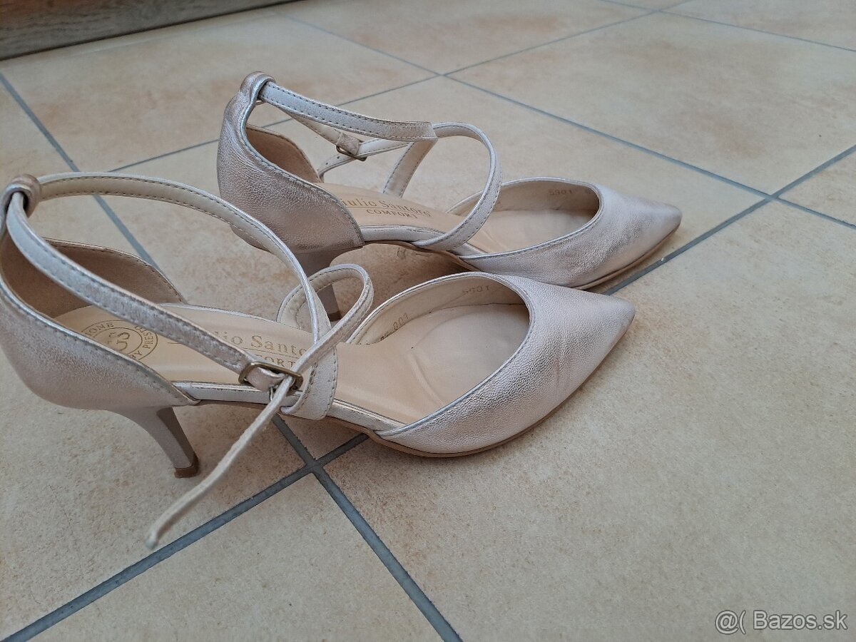 Lodičky elegantné kožen - 5