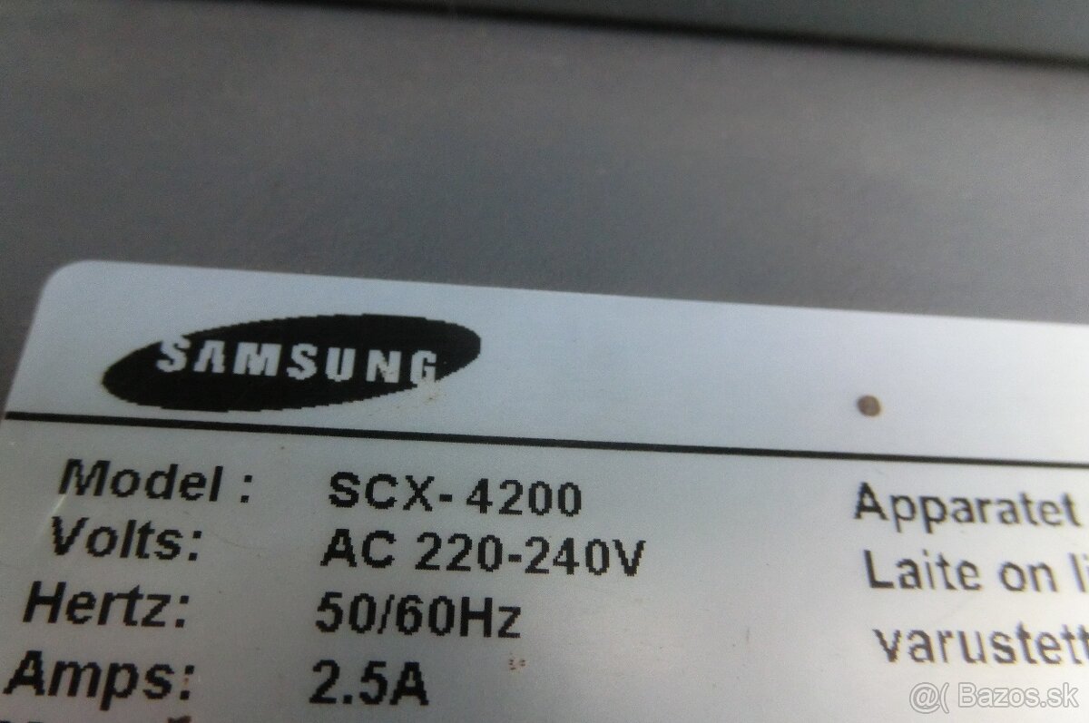 Laserová tlačiareň Samsung SCX-4200 . - 5