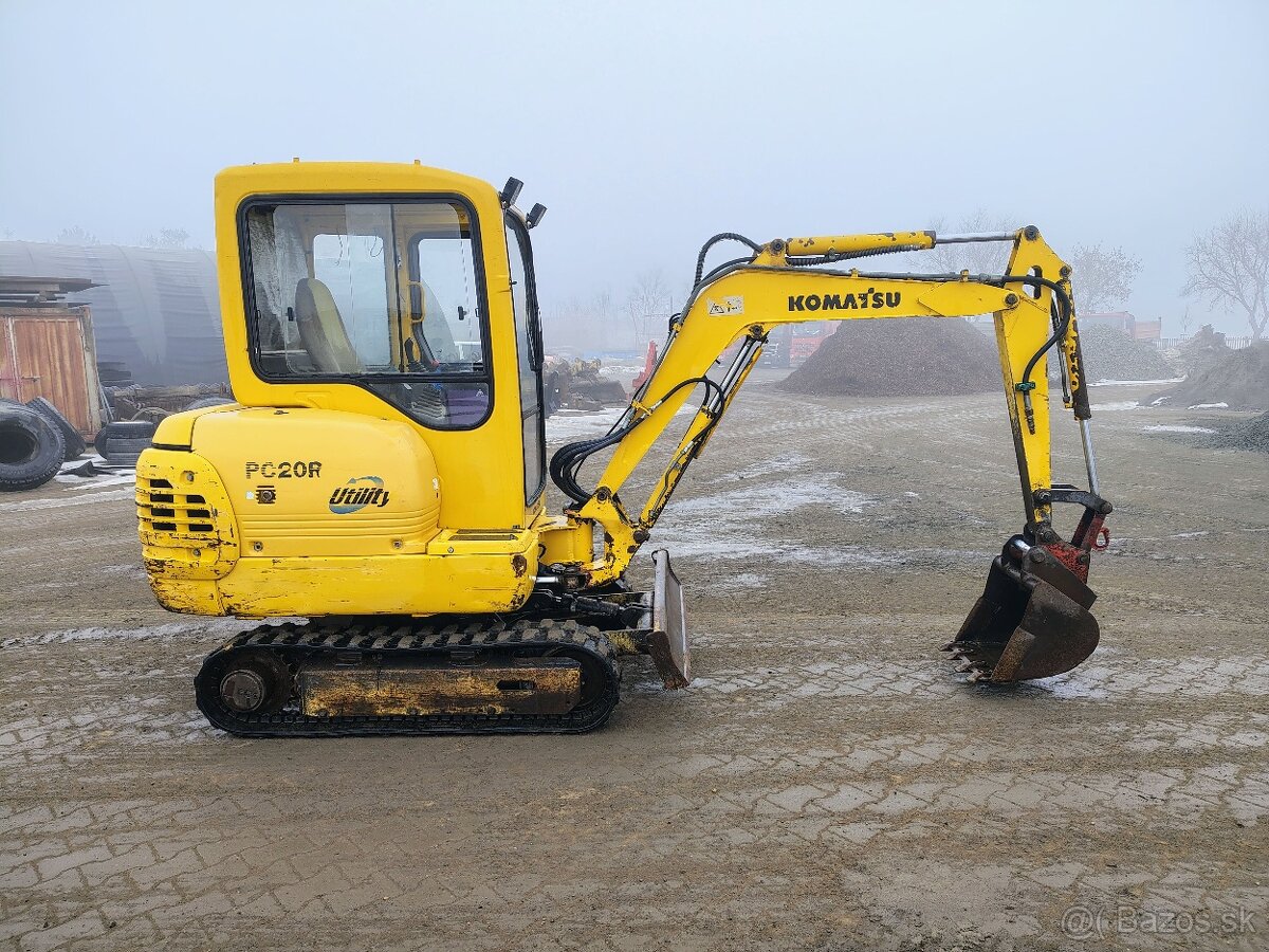 Minirypadlo Komatsu PC20R-8 - 5