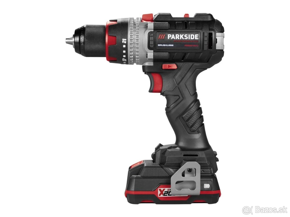 Aku Parkside Performance príklepová vŕtačka 64 Nm - 5