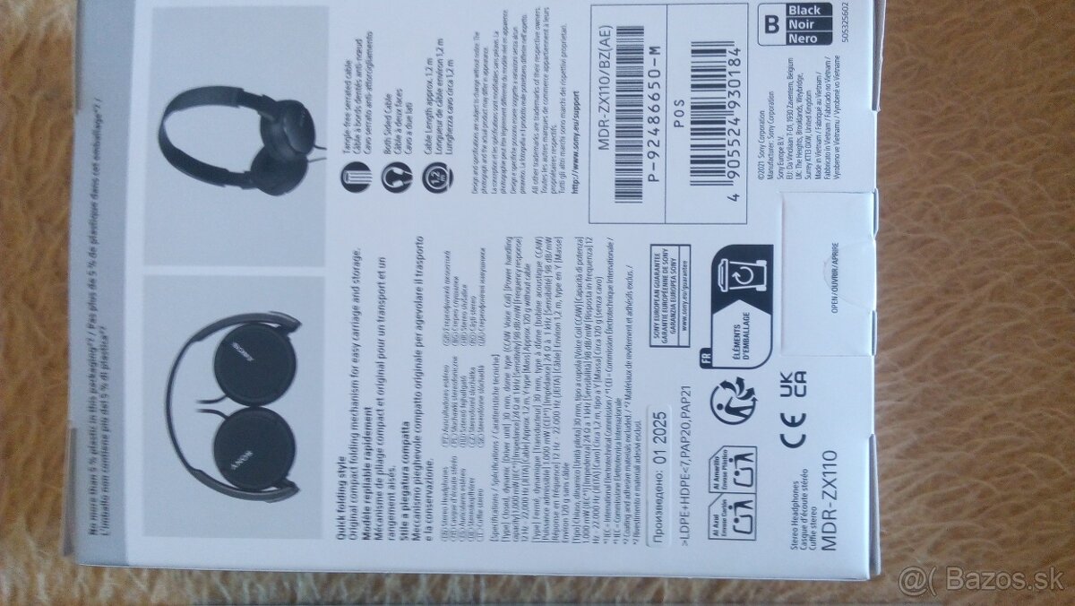 ponúkam slúchadlá SONY MDR-ZX110 a Y10a Super EQ by One odio - 5