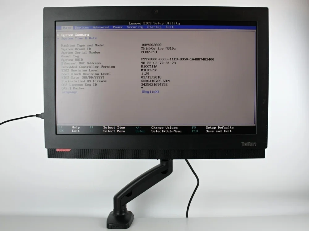 Lenovo M810z - i5 6400, 16GB, 256GB NVMe, WiFi,OS, Záruka - 5