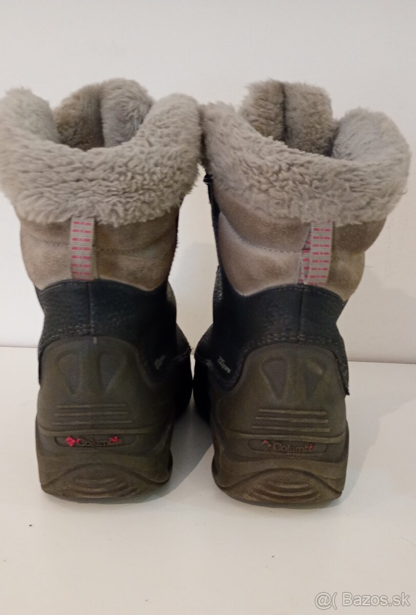 detské snehule čižmy v 34 Columbia - 5