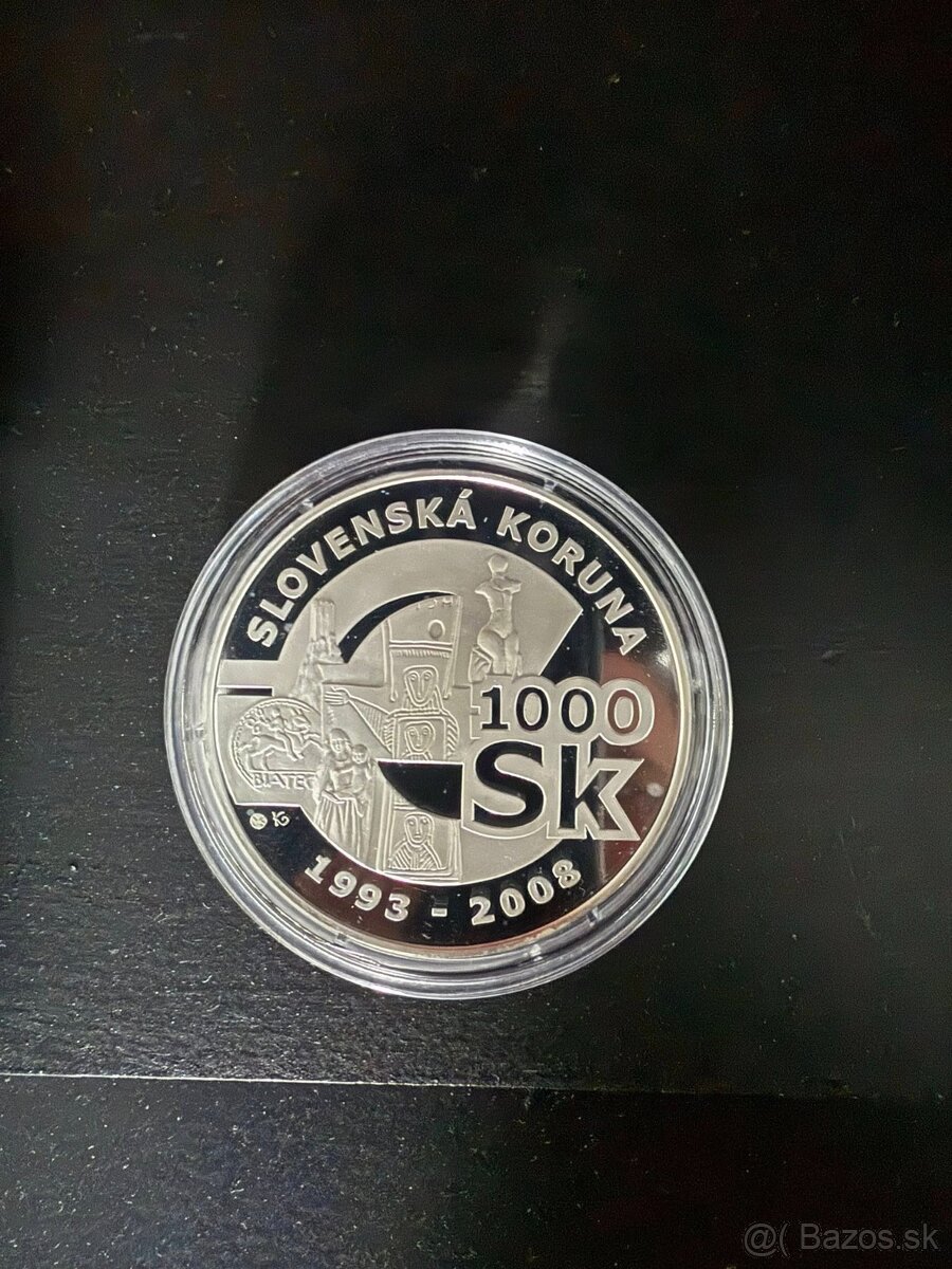 Strieborne mince Proof - Juraj Fandly, Rozlucka s korunou - 5