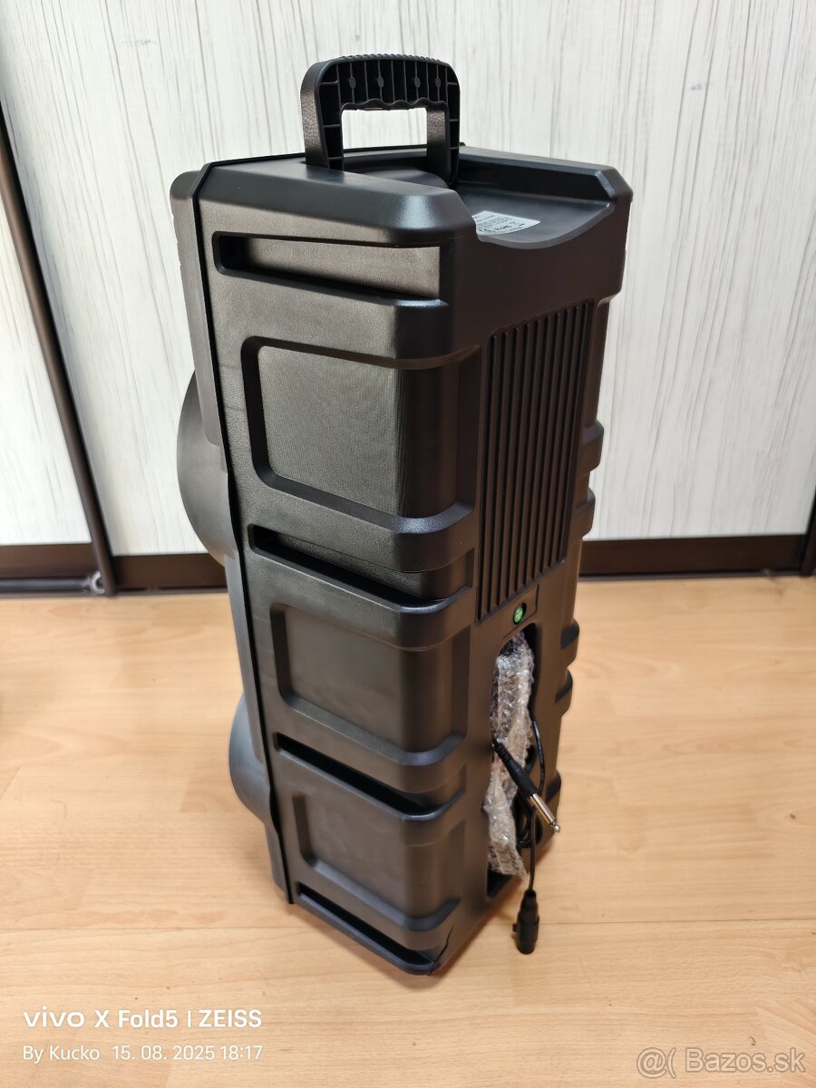 Detský karaoke BT reproduktor s dvomi 8.5“ meničmi 50W s mik - 5