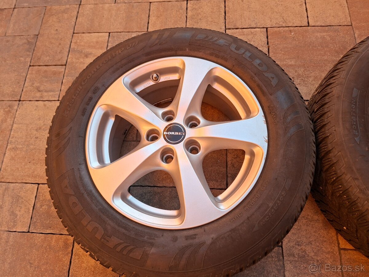 Predám hlinikové disky Dacia/Nissan--R16 - 5