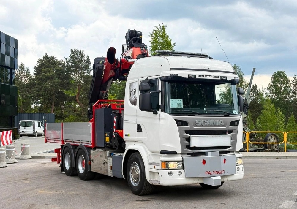 Scania G490 - 6x2 – Valník/Tahač + HR-PalfingerPK 53002 SH