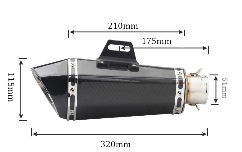 Nový Univerzálny výfuk na motorku Yoshimura - 5