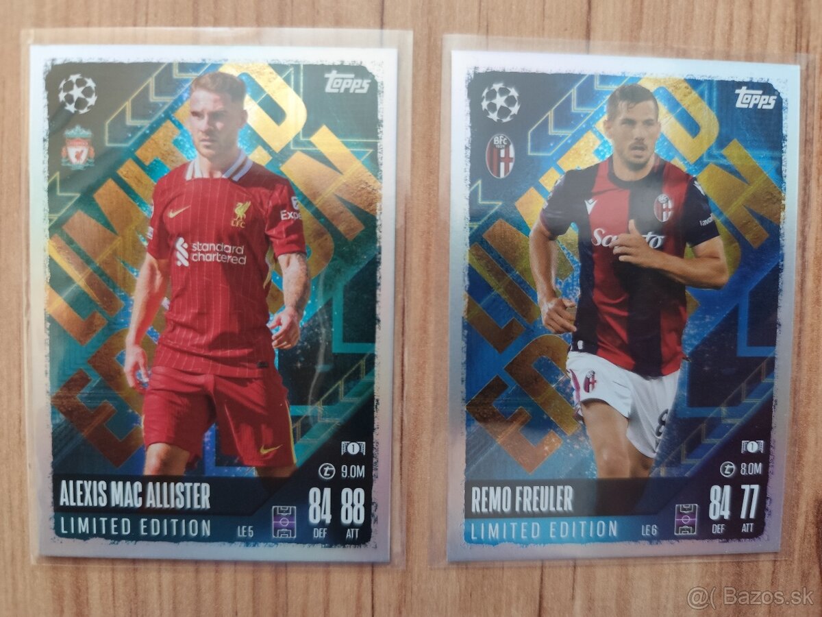 Futbalové kartičky Match Attax 2024/25 - Limit Edition - 5
