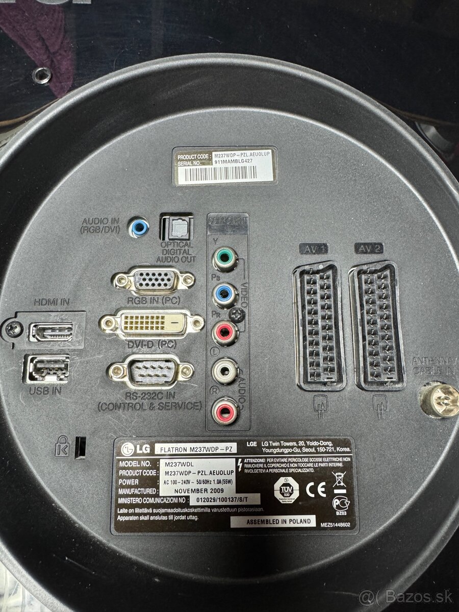 LG TV Monitor Flatron M237WDP PZ - 5