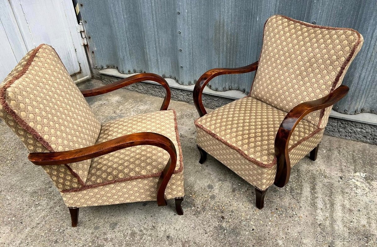 Art Deco kreslá - F143 - 5