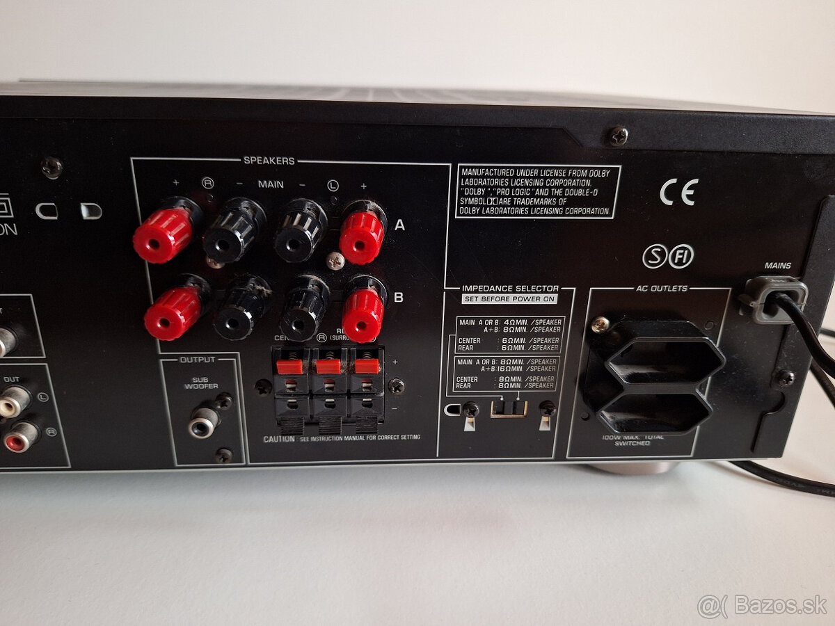 Zosilňovač YAMAHA RX V395RDS - 5