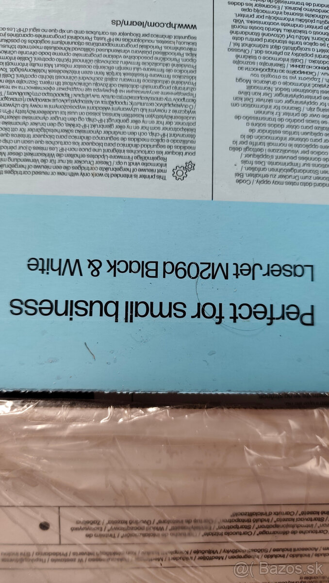 Predám tlačiareň Laser Jet M209d Black & White, nová. - 5