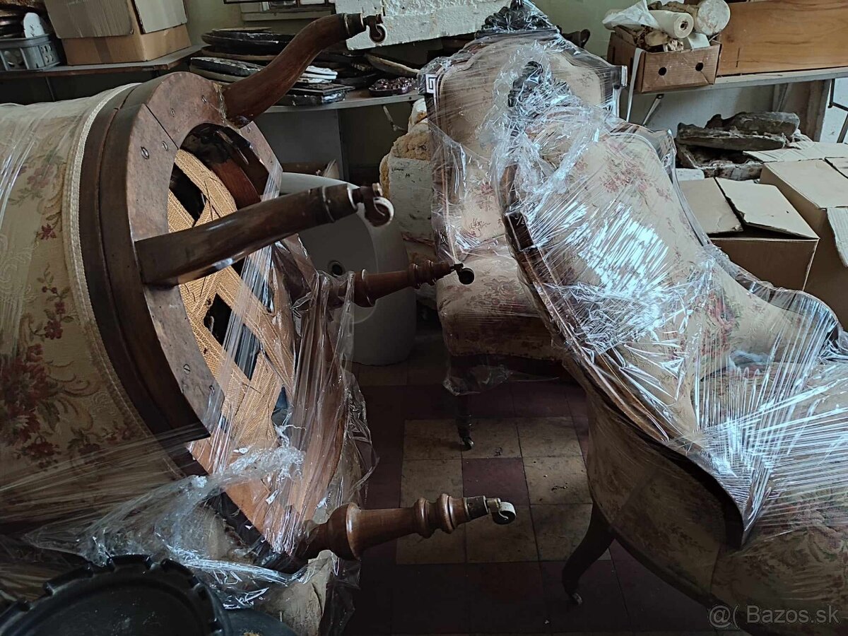 Starožitné kreslá 4kusy-330,-eur - 5