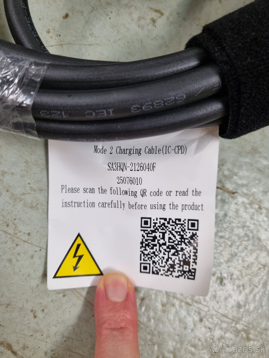 Nabíjací kábel pre elektromobil BYD - 5