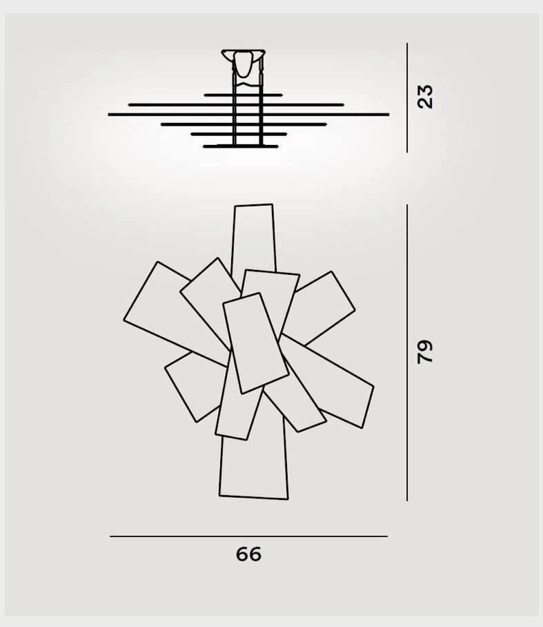 Stropna lampa Foscarini Big Bang - 5