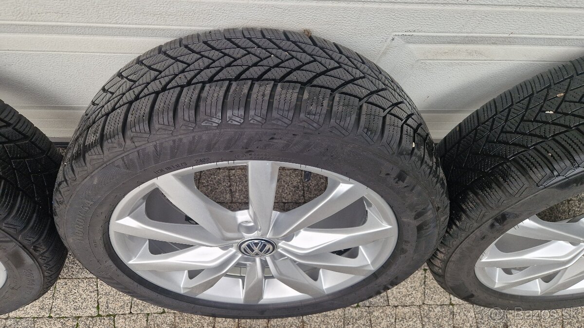 Zimná ALU VW sada 205/50 R17 , 5x112, VW Golf Vll - 5