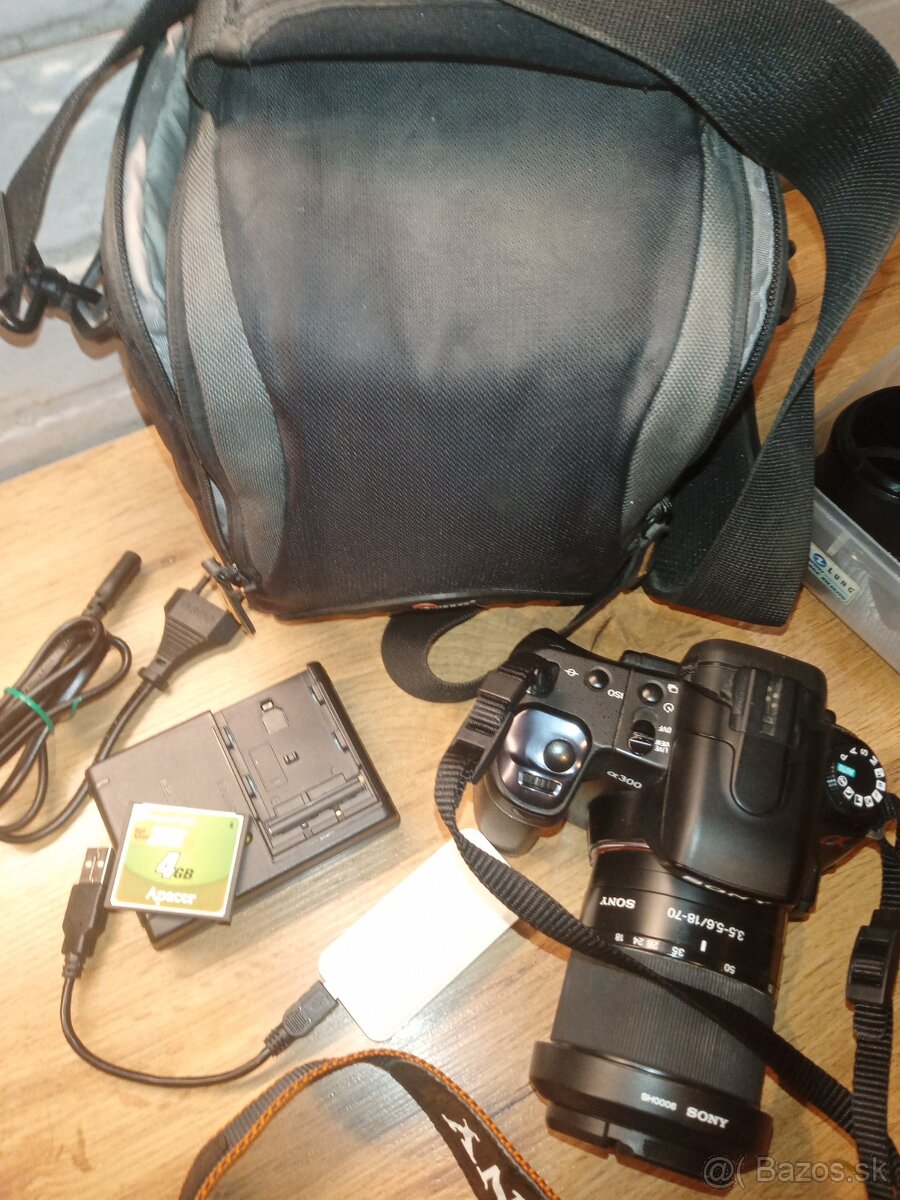 Predám zrkadlovku Sony a300 - 5