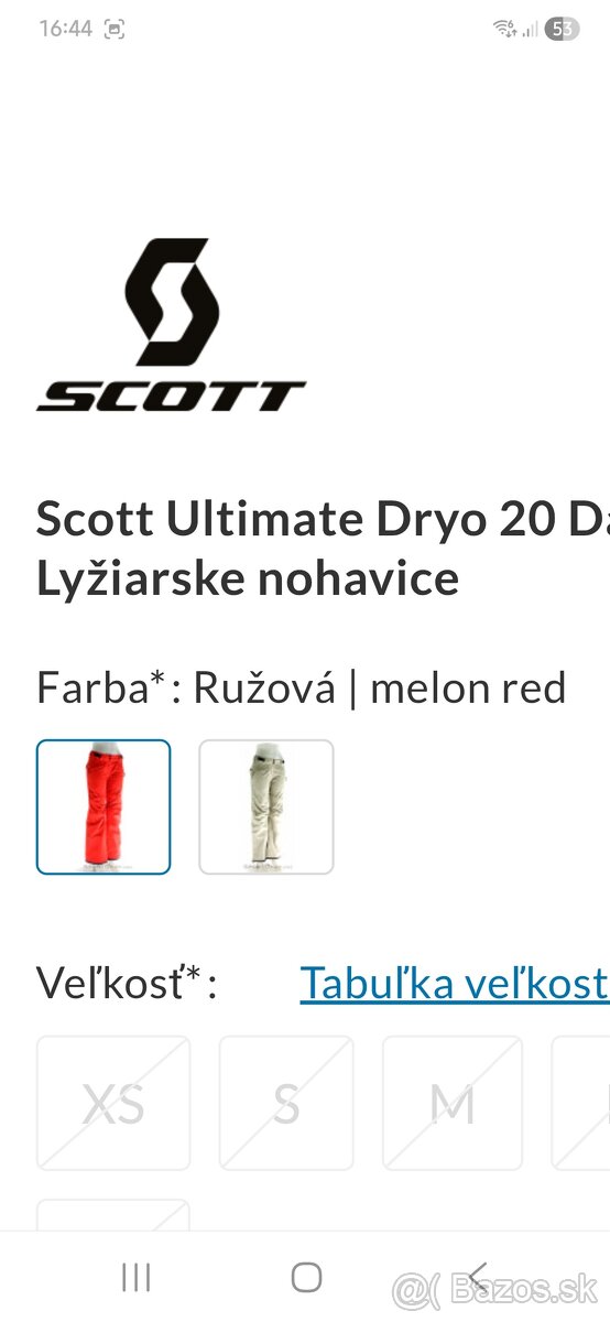 Lyžiarske nohavice SCOTT - 5