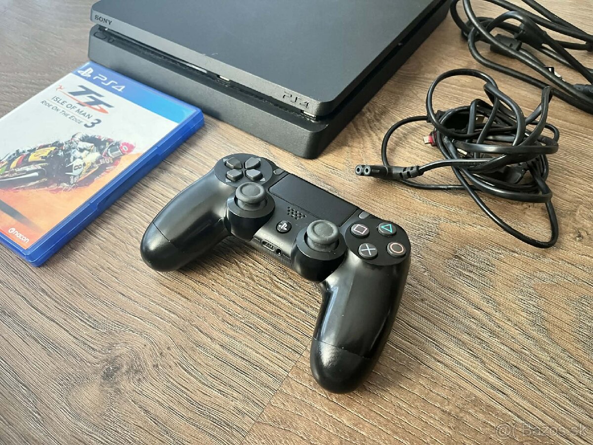 PS4 Slim 1TB + hra - 5
