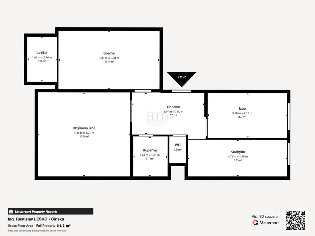 Čínska ul.: pekný 3 izb. byt OV, po rekonštrukcii, 61 m² - 5