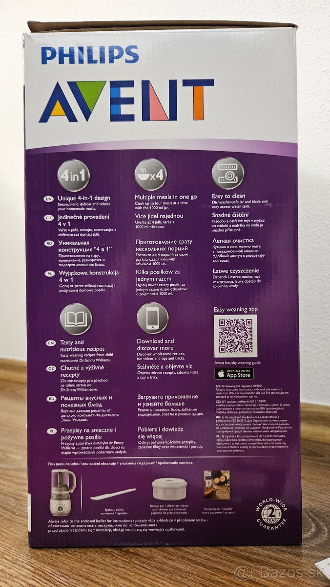 Philips Avent parny hrniec 4v1 - 5