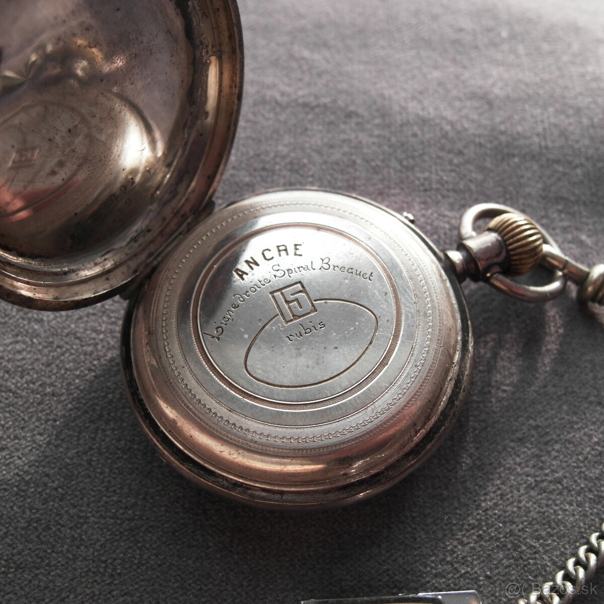 Vreckové hodinky Ancre trojplášť - 5