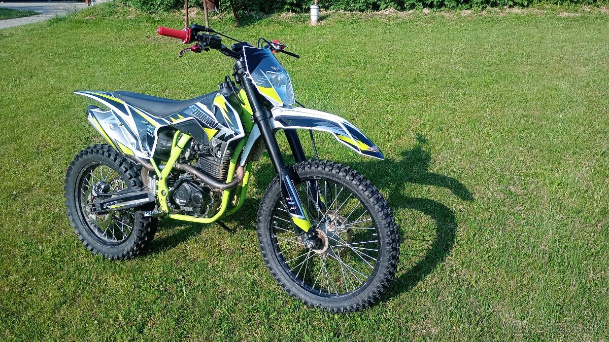 enduro zuumav 250cc 5 rýchlostná kolesá 18/21 34mth