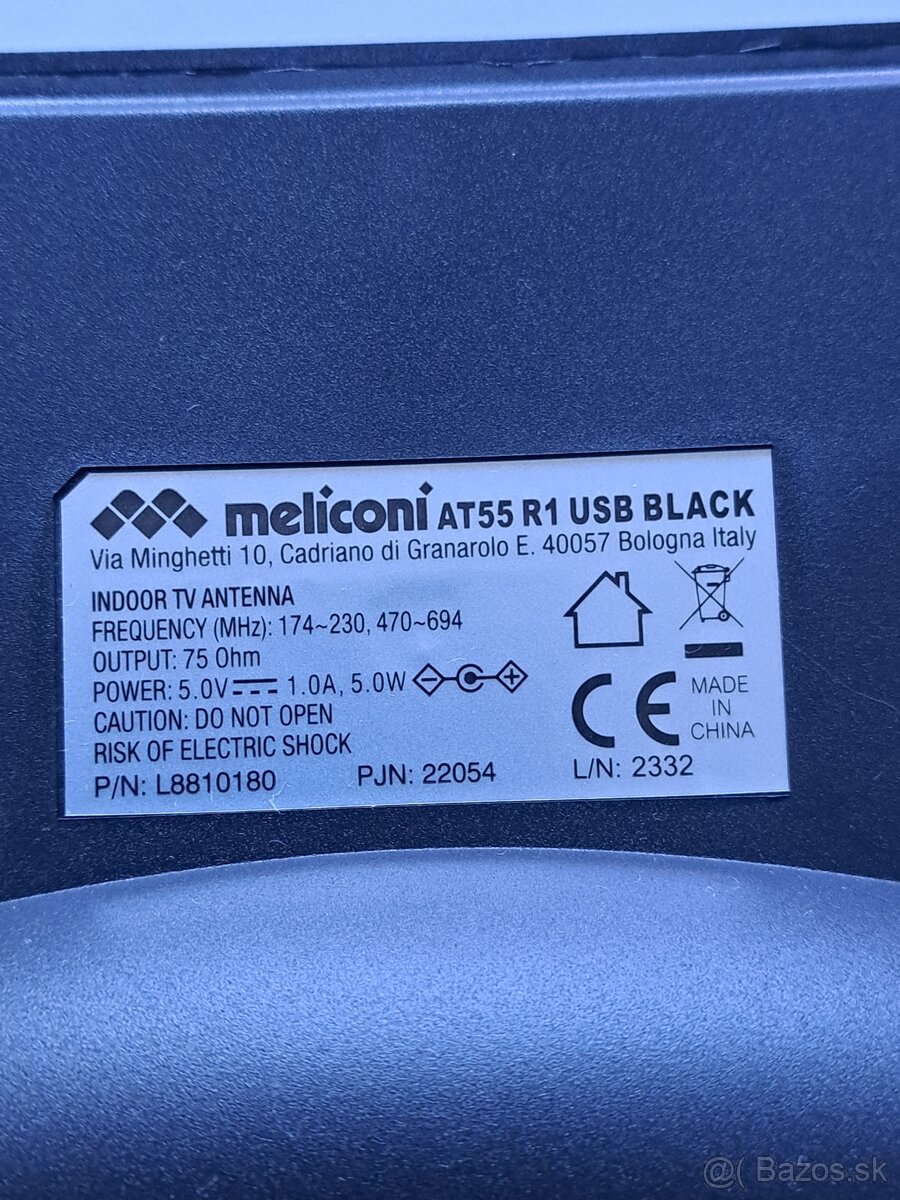 Meliconi AT55 R1 USB Black - nové, nepoužité - 5