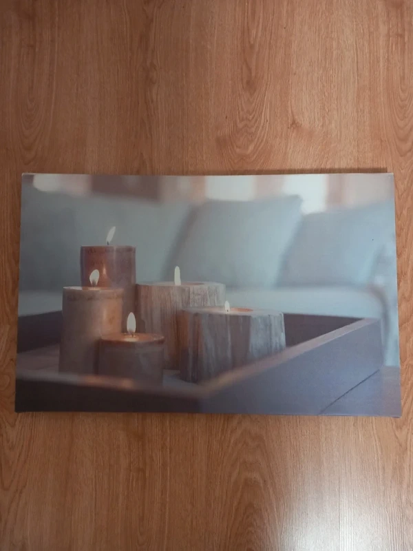 Starší svietiaci led obraz 55x35x2 cm - 5