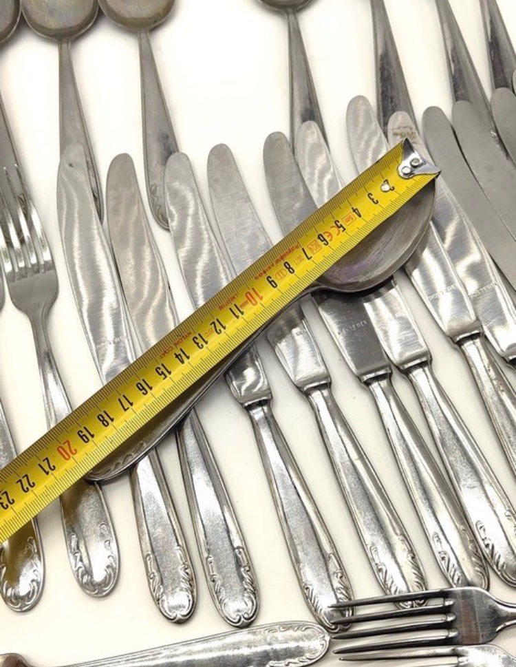 Predám postriebrený príborový set Abert – 58 ks - 5