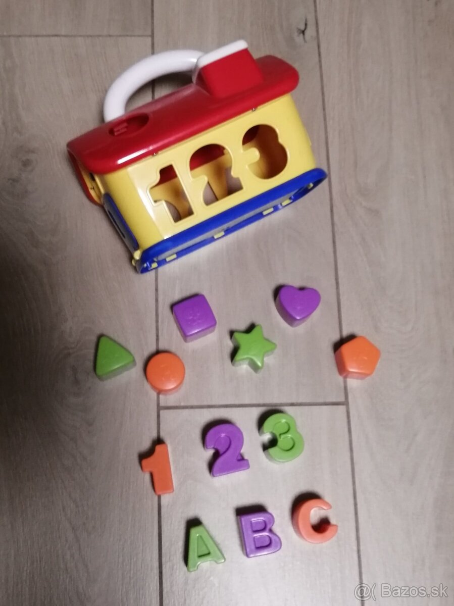 Vkladačka Tupperware a domček čísla tvary písmená - 5