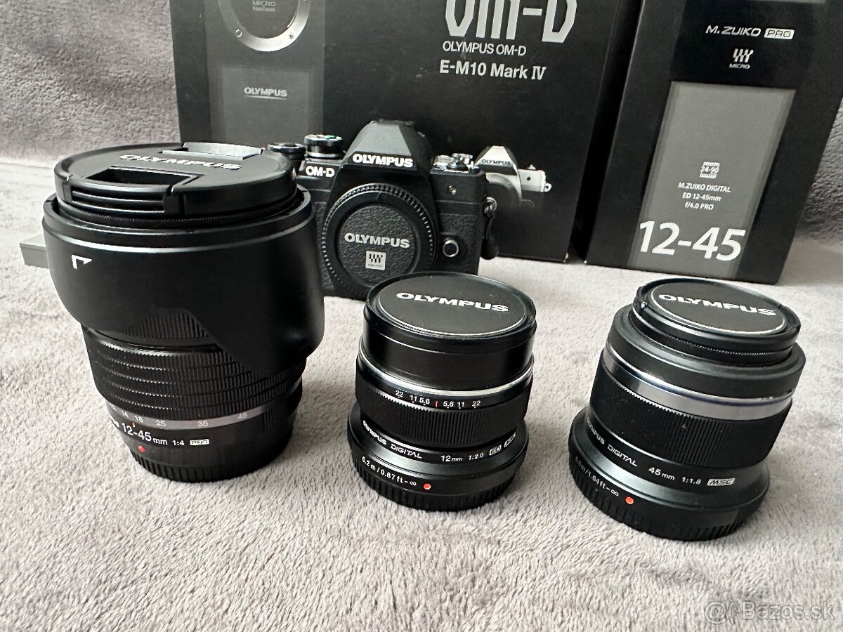 Olympus OM-D E-M10 mark IV + 3 x objektiv - 5