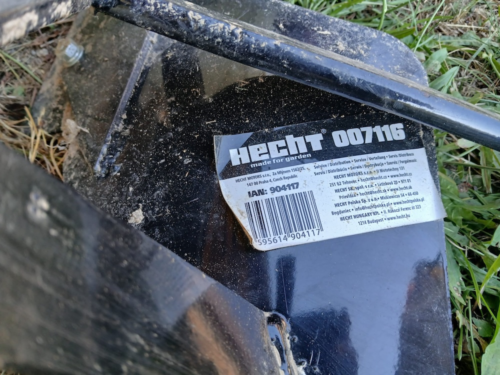 Takmer nový motorový kultivátor HECHT 796 + príslušenstvo - 5