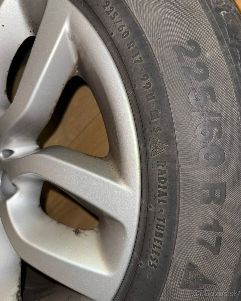 Zimná sada ALU disky s pneu BMW R17 - 5