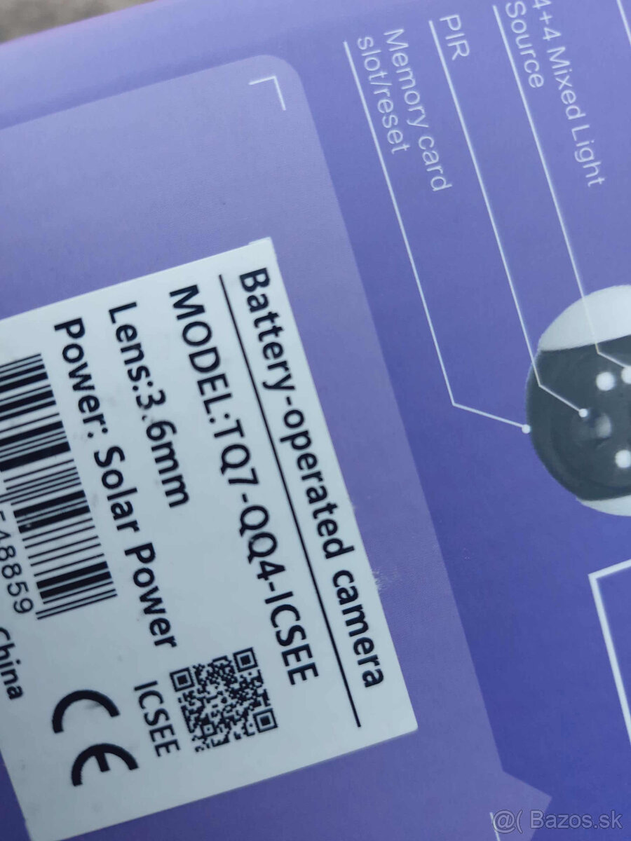 VONKAJŠIA SOLÁRNA KAMERA WIFI DVOJITÁ IP OTOČNÁ SMART iCSee - 5
