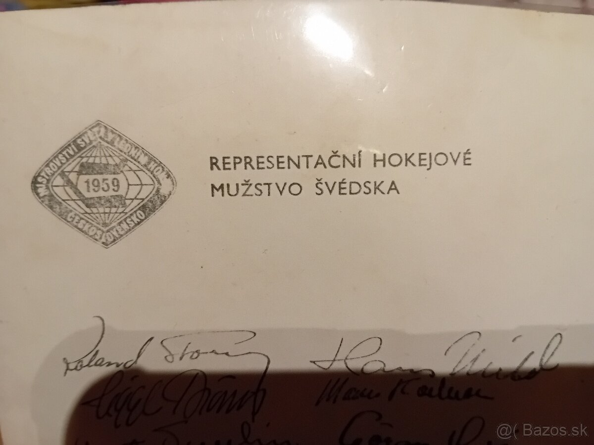 Pohľadnice hokej MS 1959 - 5