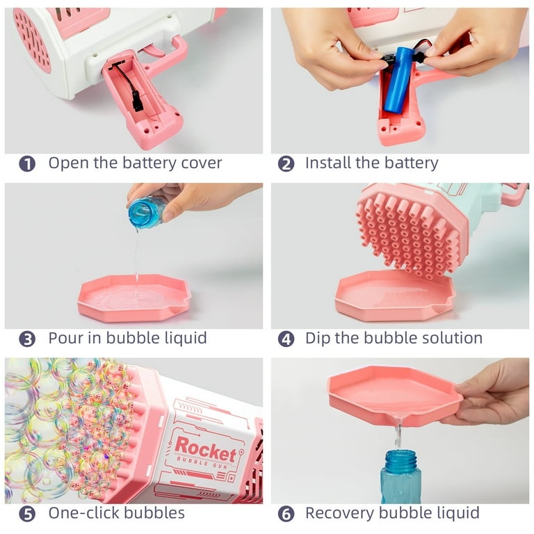 Rocket bubble gun - 5