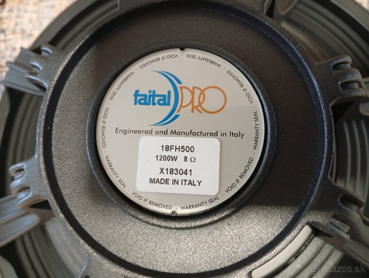 Profesionálne reproduktory Faital - 5