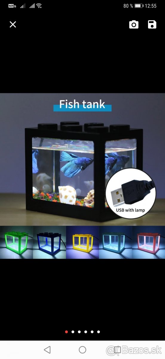 Predám mini akvária pre bojovnicu - 5